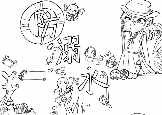 可打印线稿