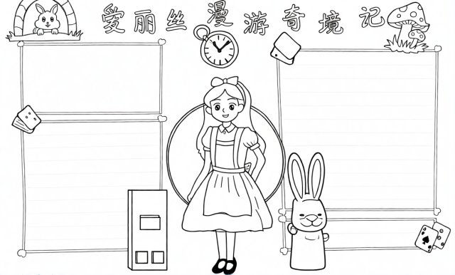 可打印线稿