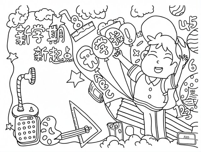 可打印线稿