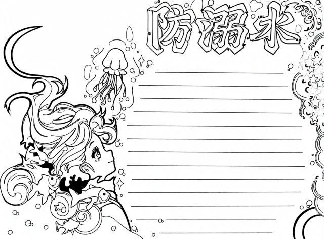 可打印线稿