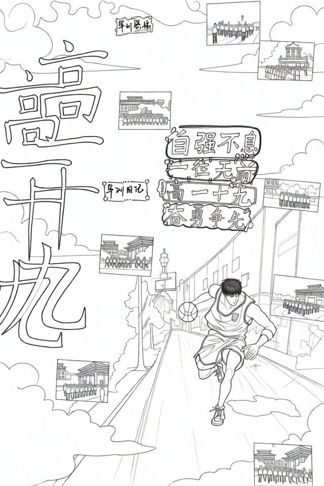 可打印线稿
