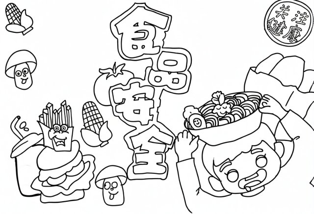 可打印线稿