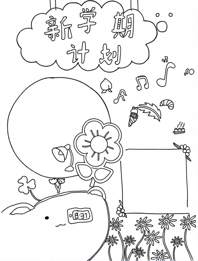 可打印线稿