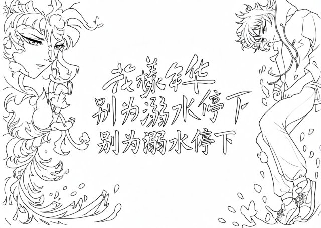 可打印线稿