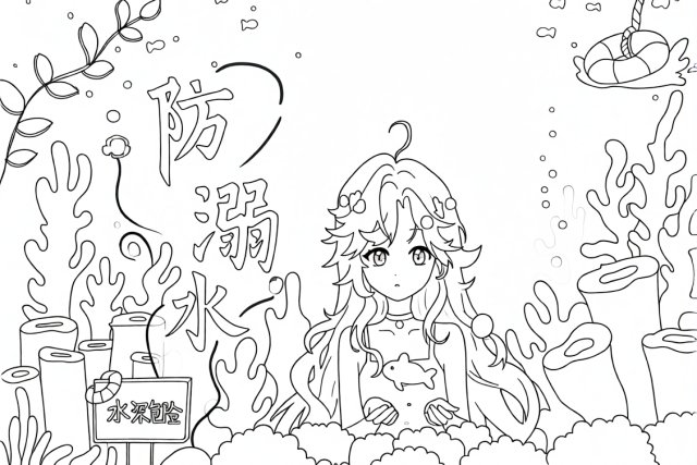 可打印线稿