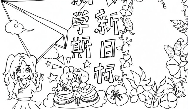 可打印线稿