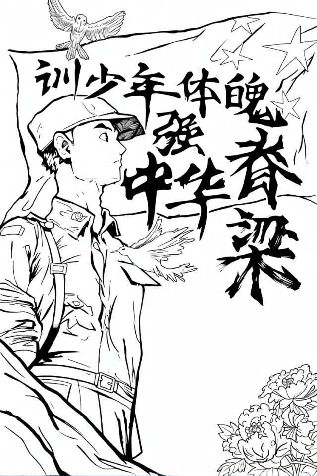 可打印线稿
