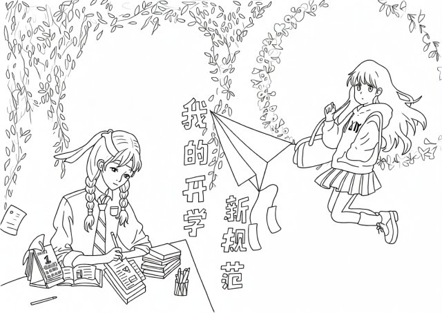 可打印线稿