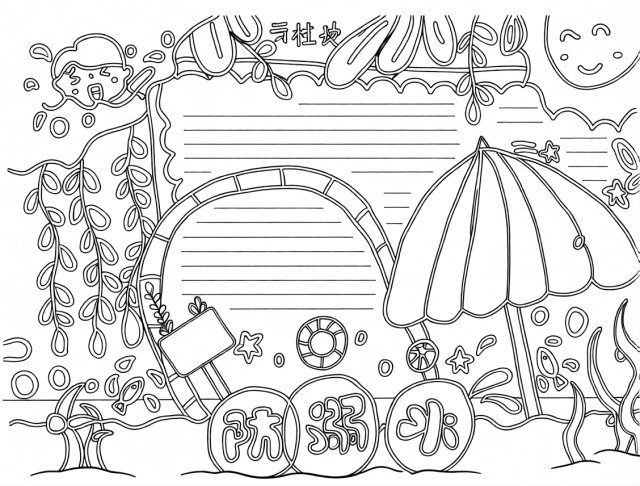 可打印线稿