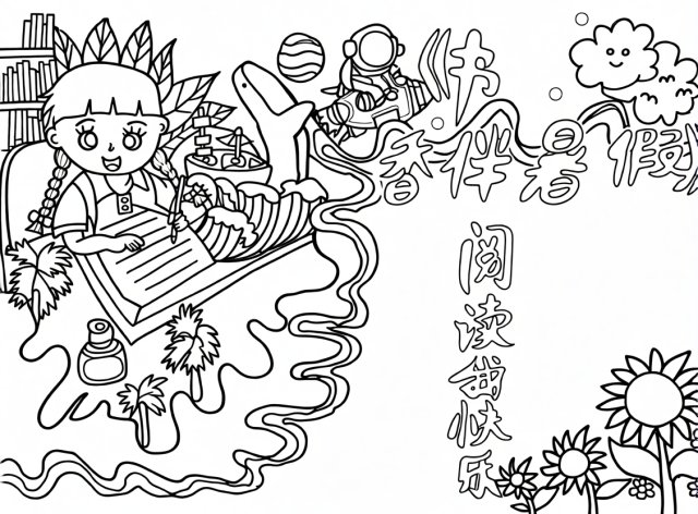 可打印线稿