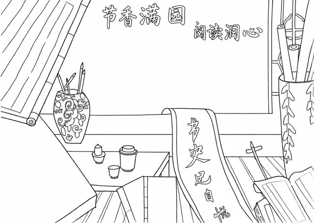 可打印线稿