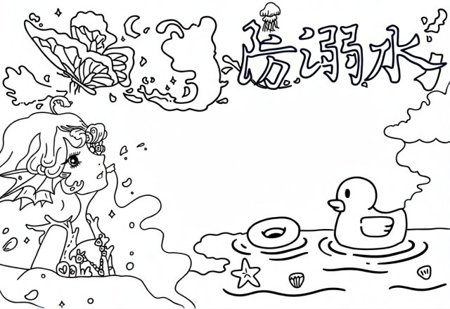 可打印线稿