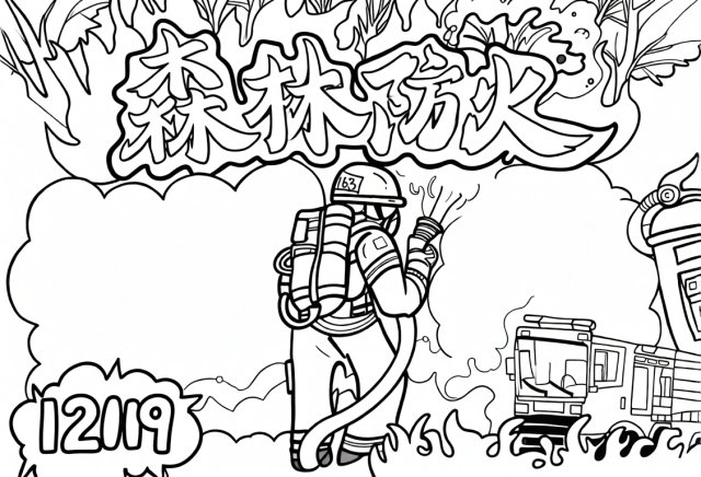 可打印线稿