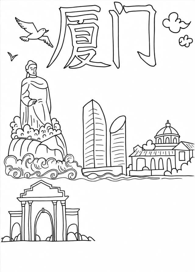 可打印线稿