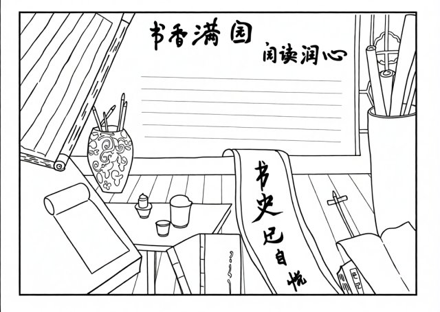 可打印线稿
