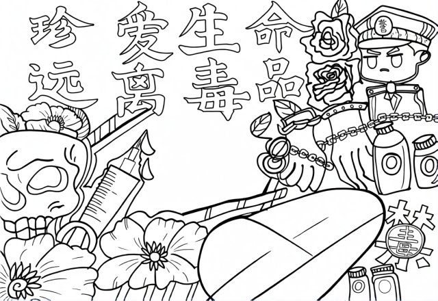 可打印线稿