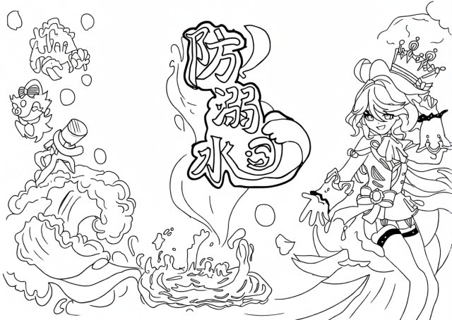 可打印线稿