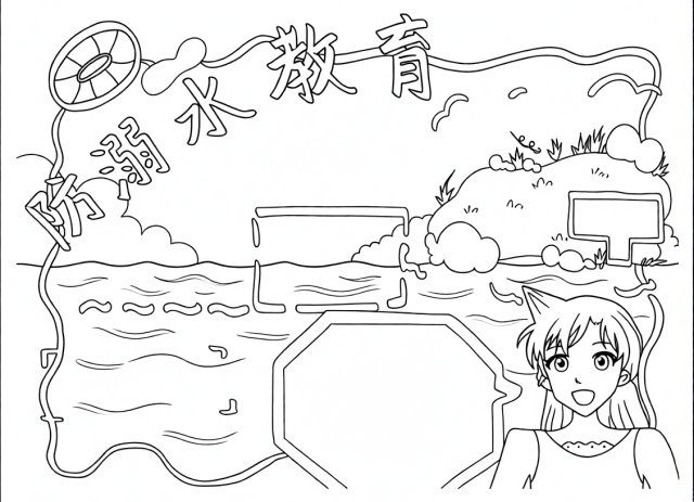 可打印线稿