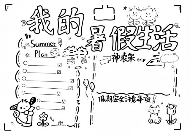 可打印线稿