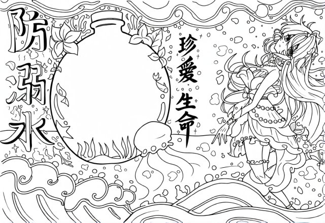 可打印线稿
