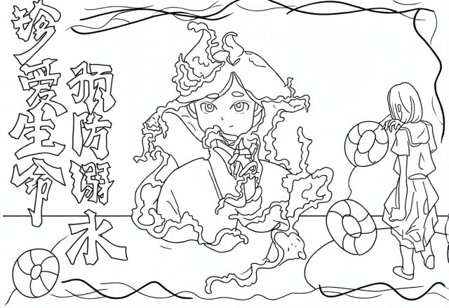 可打印线稿
