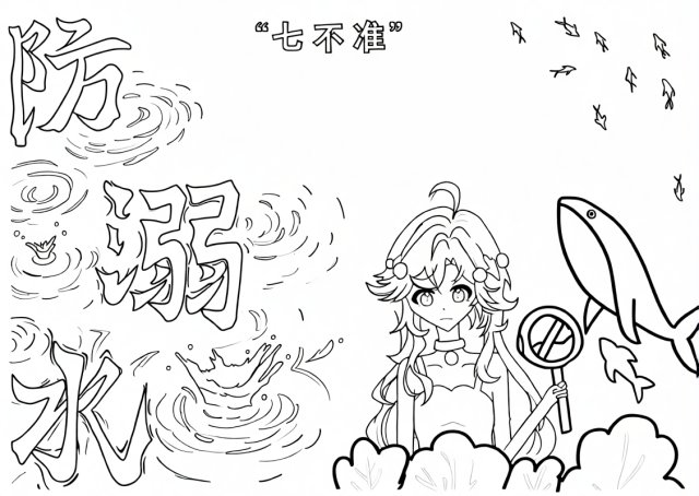 可打印线稿