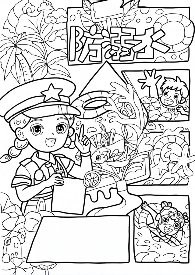 可打印线稿