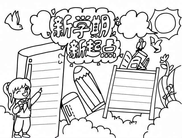 可打印线稿