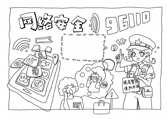 可打印线稿