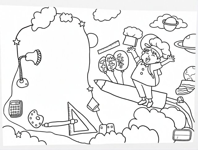 可打印线稿