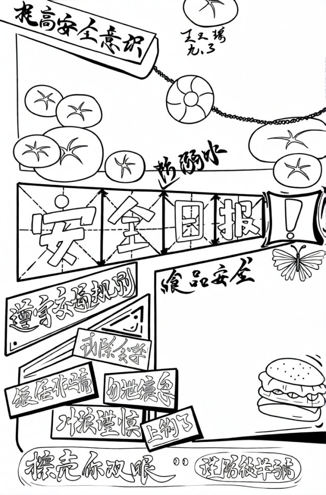 可打印线稿