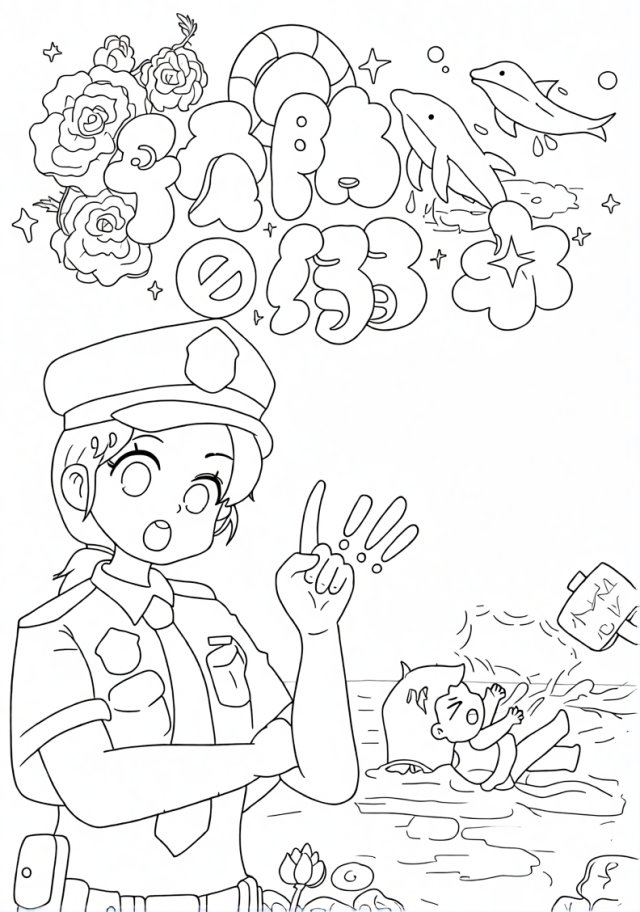 可打印线稿