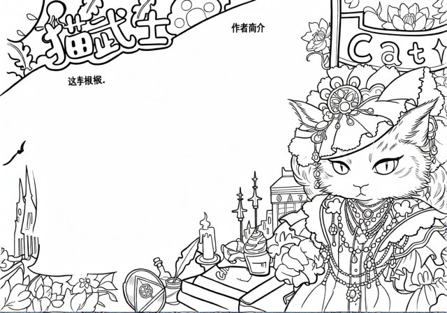 可打印线稿