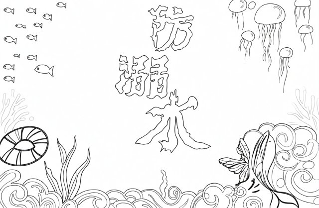 可打印线稿