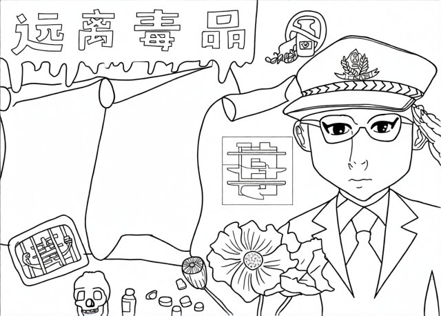 可打印线稿