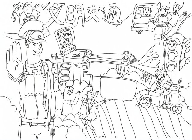 可打印线稿