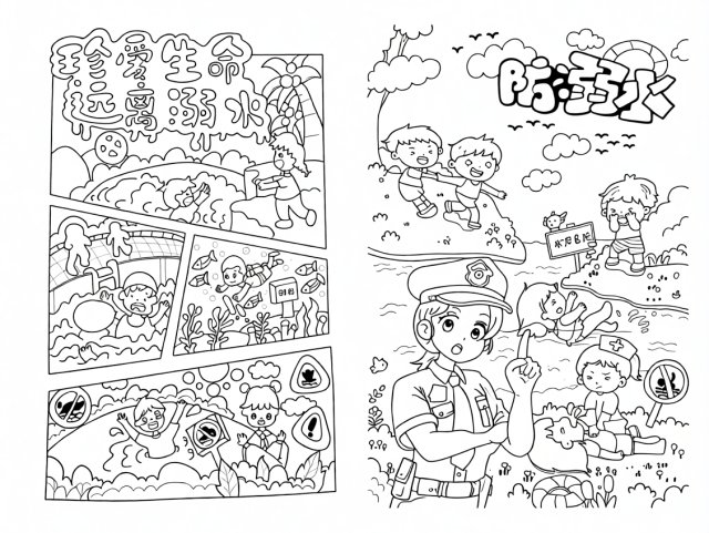 可打印线稿