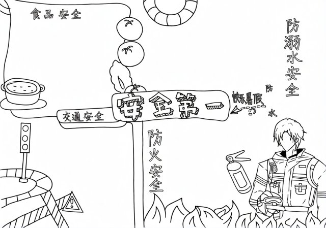可打印线稿
