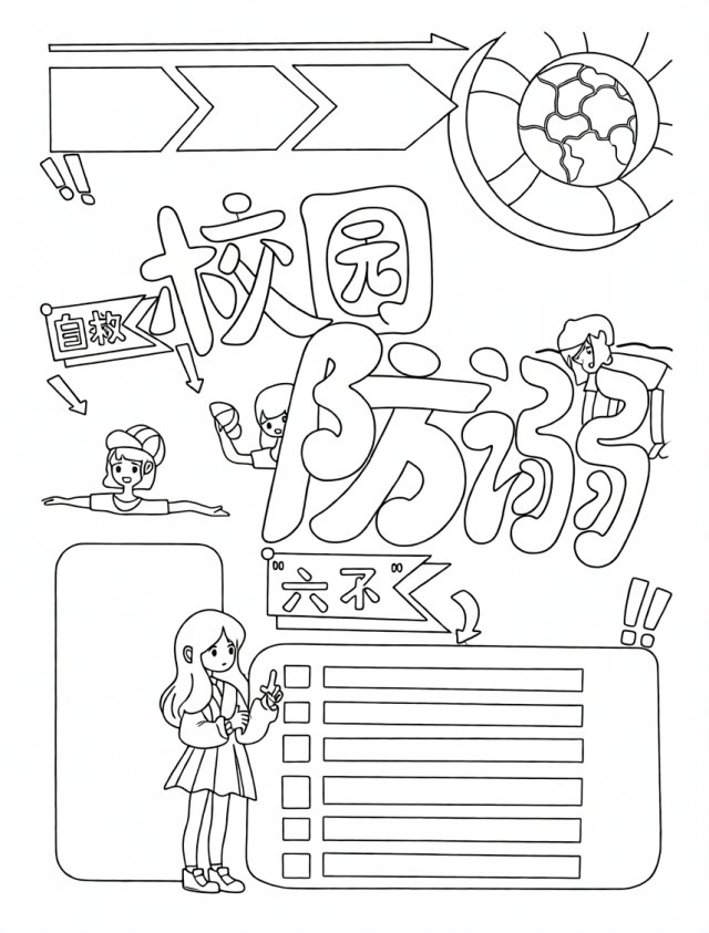 可打印线稿
