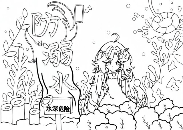 可打印线稿
