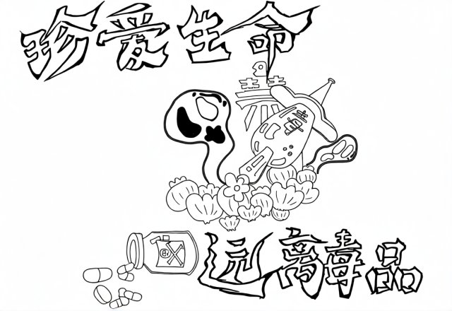 可打印线稿