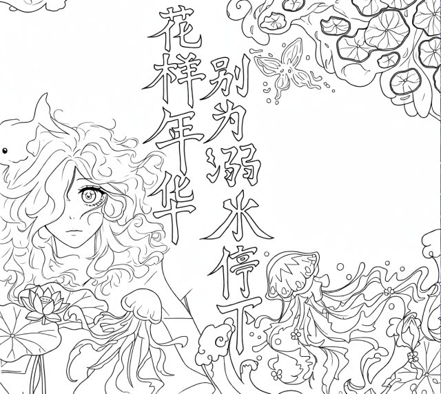 可打印线稿